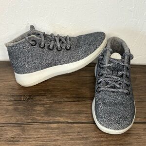 allbirds Women's Wool Runner-Up‎ High Top Mizzles™ Natural Grey Size US 7/EU 37